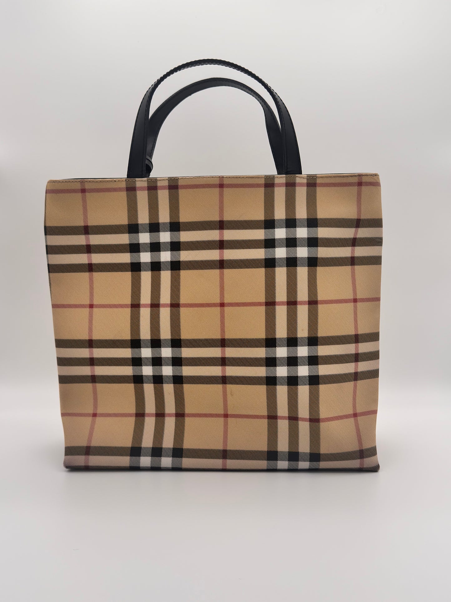 BURBERRY - Vintage Check Top Handle Tote