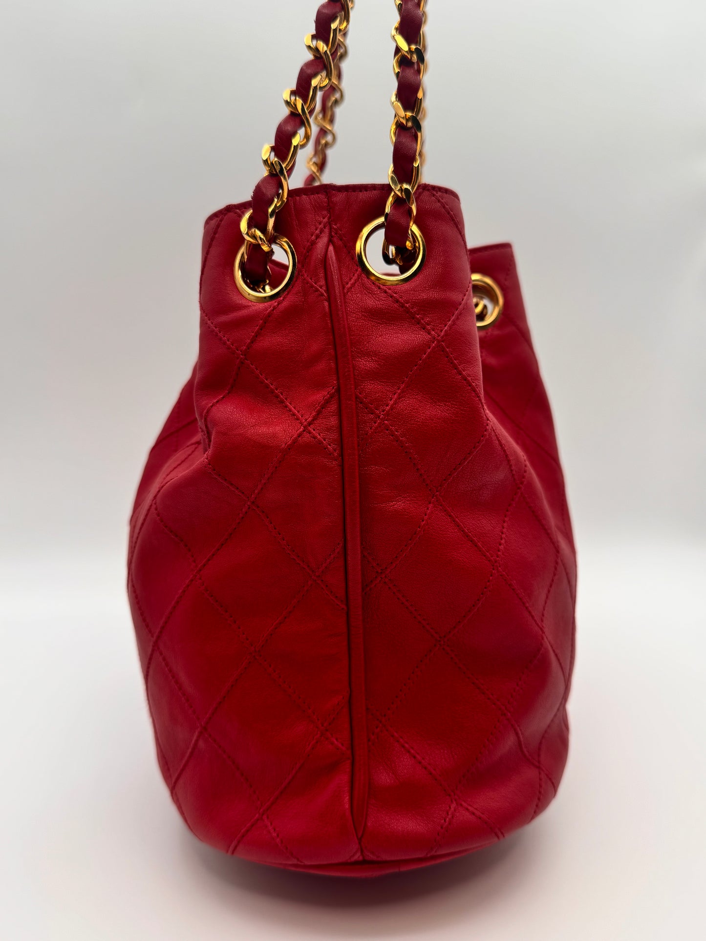 CHANEL - Lambskin Bucket Bag R1.337
