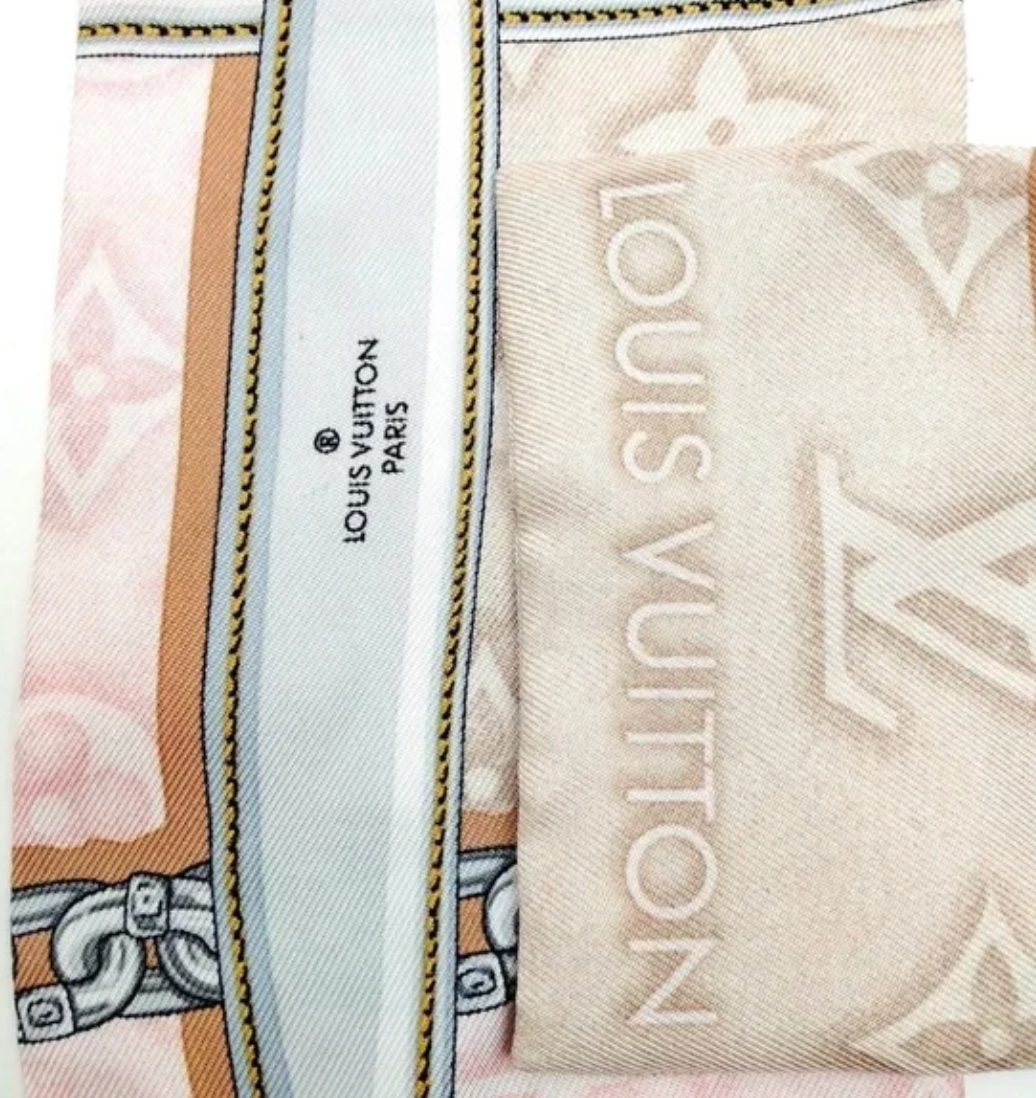LOUIS VUITTON - Bandeau Pinks Gold Twilly