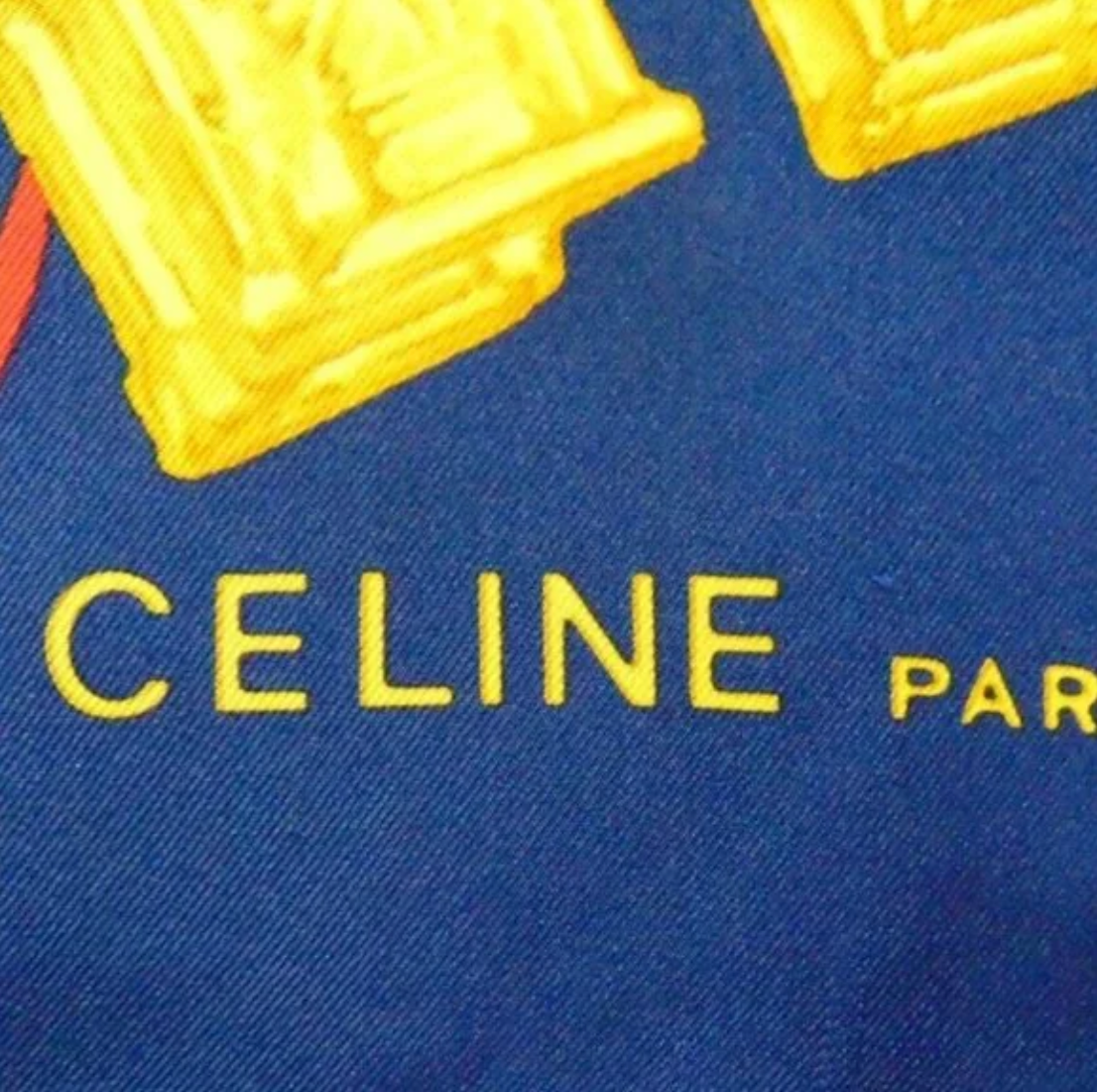 CELINE - Paris Silk Scarf