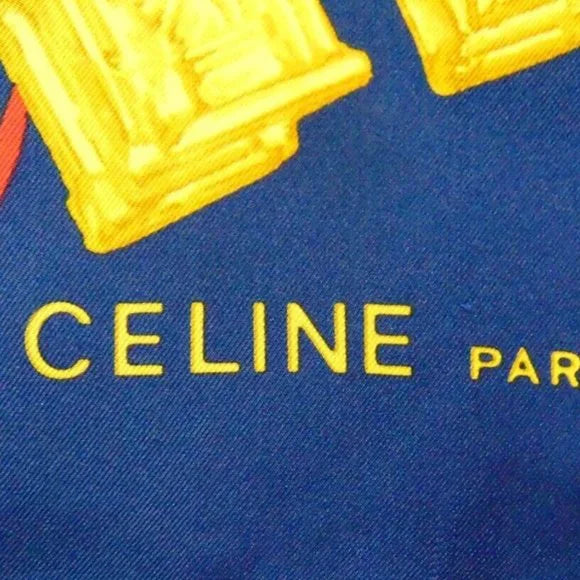 CELINE - Paris Silk Scarf