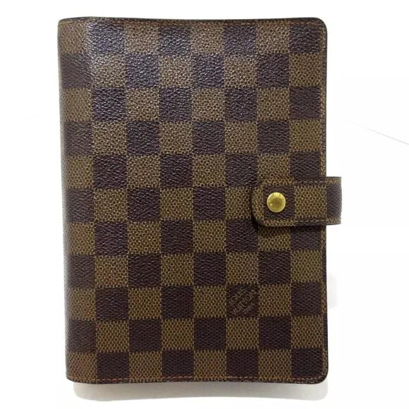 LOUIS VUITTON -  Agenda MM Damier Ebene
