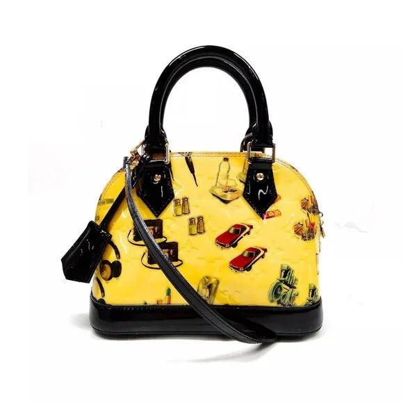 LOUIS VUITTON - Alma BB Yellow Vernis Hand Bag