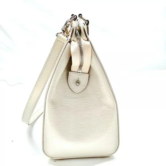 LOUIS VUITTON - Brea GM white Epi Electric Leather