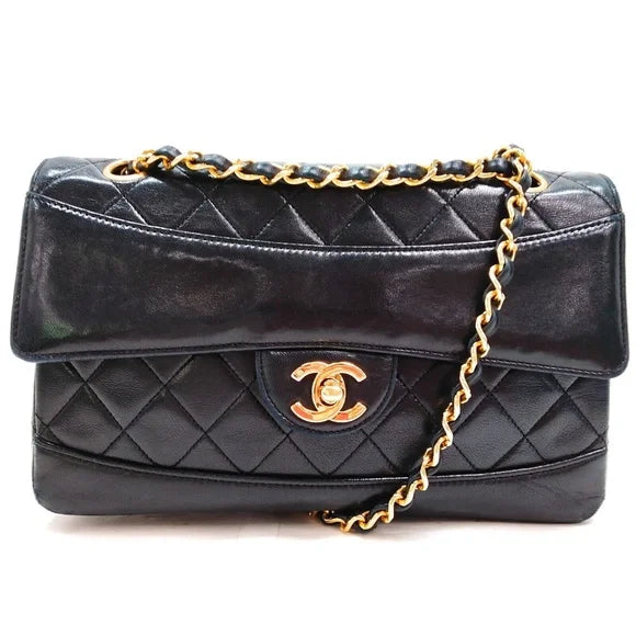 CHANEL - Lamb Skin Quilted Shoulder Bag
