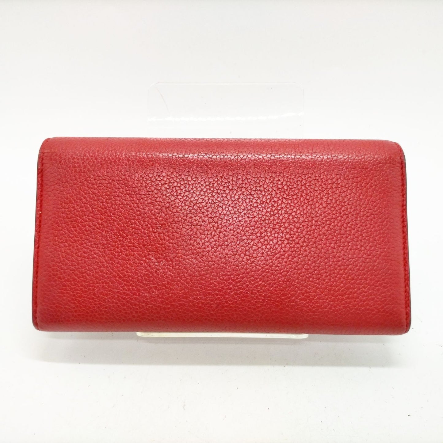 LOUIS VUITTON - Calfskin Double V Wallet Rubis