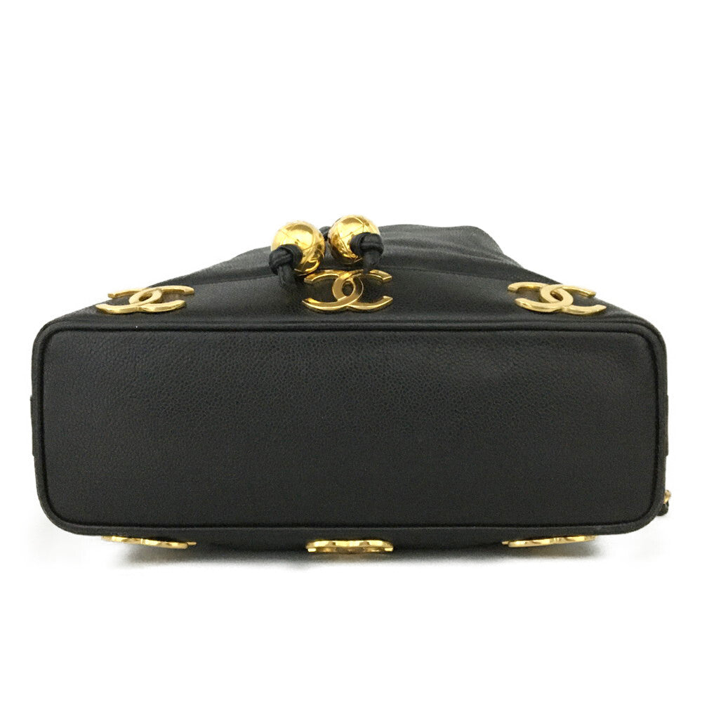 CHANEL - Triple Coco Mark Drawstring Shoulder Bag
