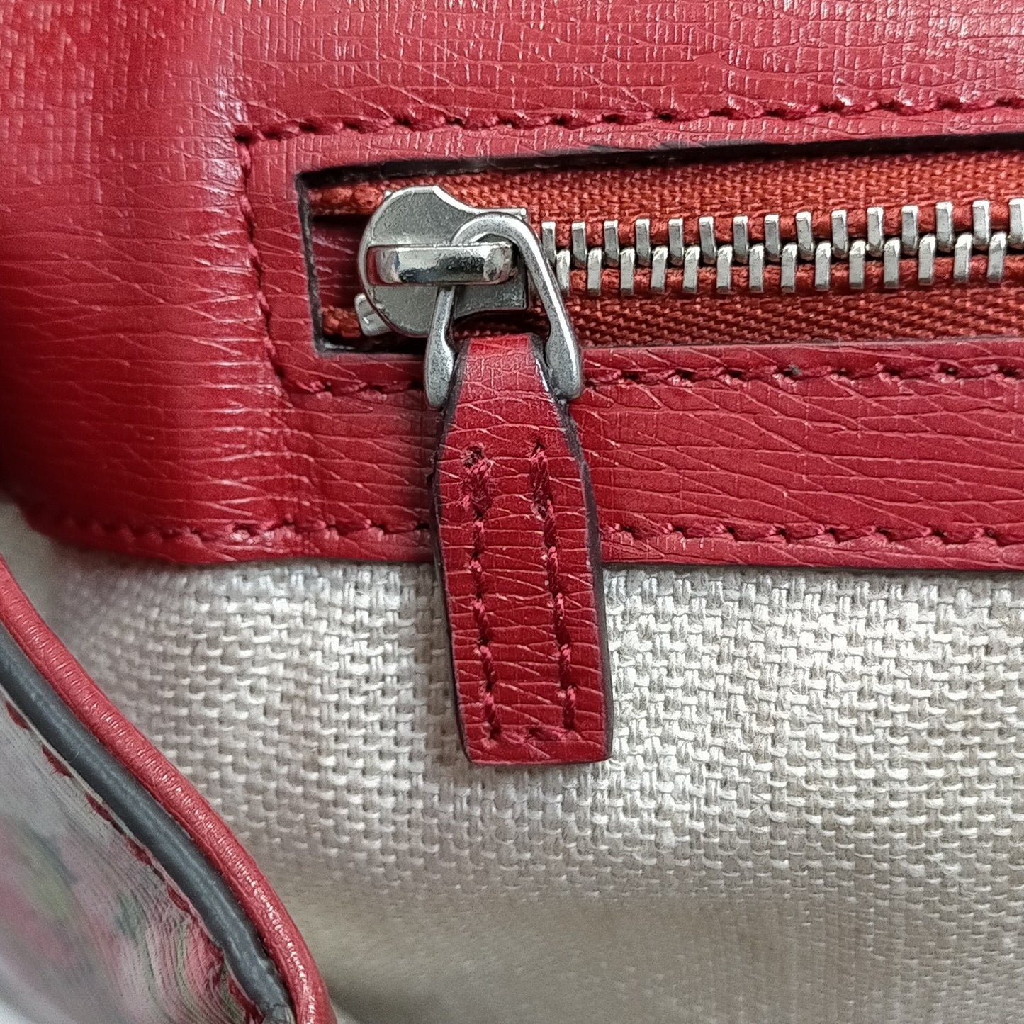 GUCCI - Blooms Bamboo Hand Bag