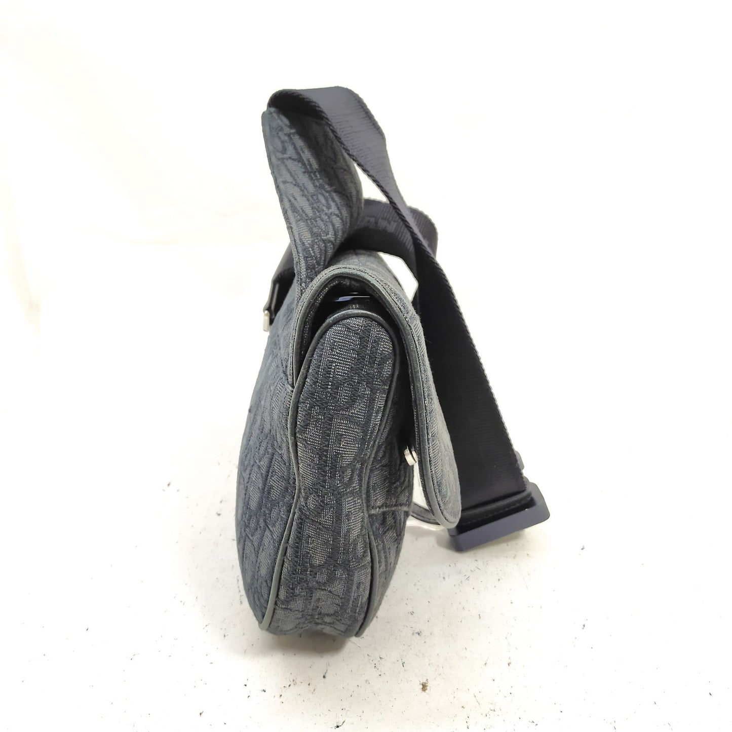DIOR - Saddle Bag Black Dior Oblique Jacquard