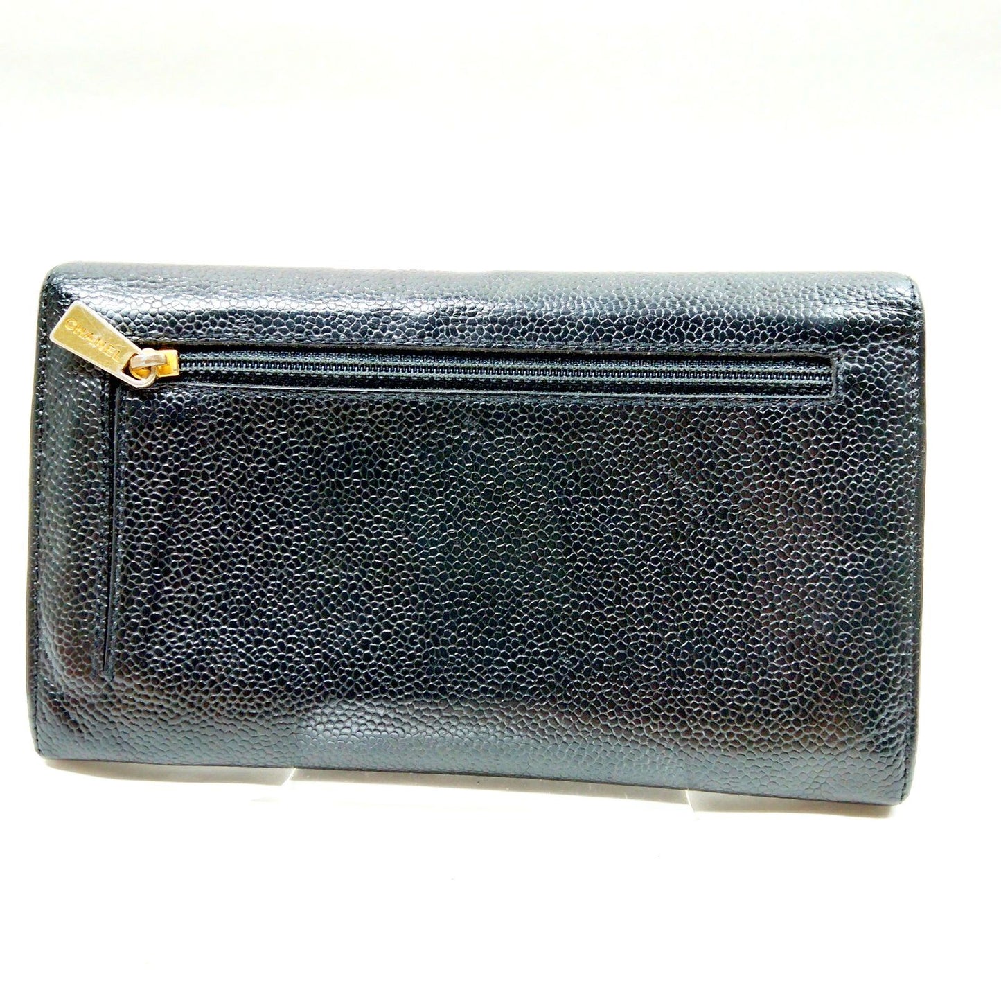 CHANEL - Coco Long Caviar Wallet