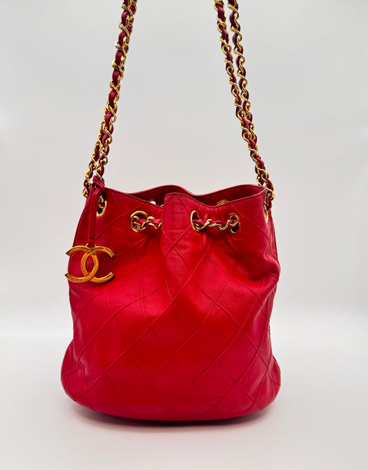 CHANEL - Lambskin Bucket Bag R1.337