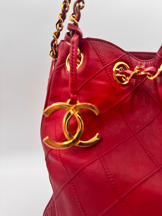 CHANEL - Lambskin Bucket Bag R1.337