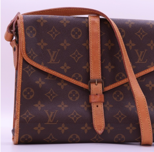 LOUIS VUITTON - Monogram Portable Serviette Desktop Organizer Shoulder Bag