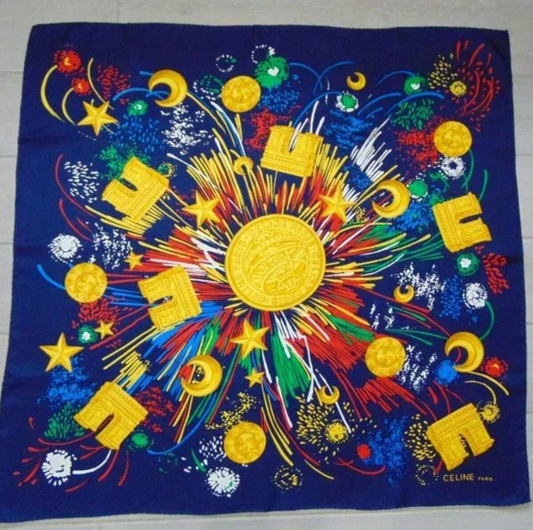 CELINE - Paris Silk Scarf