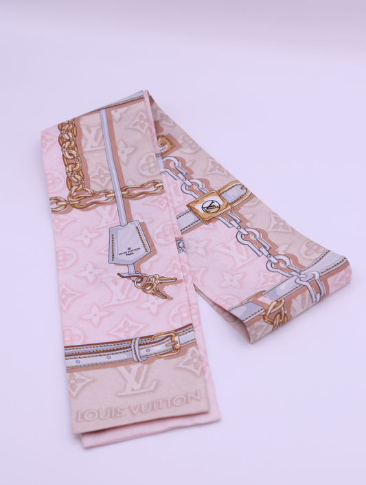 LOUIS VUITTON - Bandeau Pinks Gold Twilly