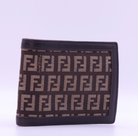 FENDI - Zucca Canvas Bifold Wallet