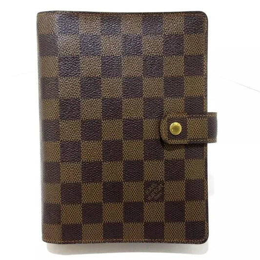 LOUIS VUITTON -  Agenda MM Damier Ebene