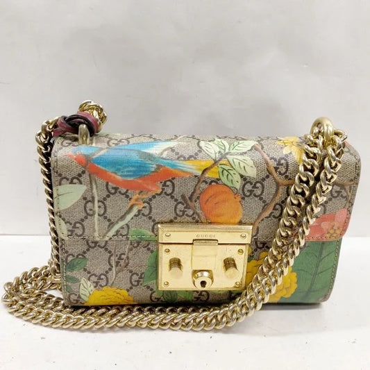GUCCI - Padlock Gg Supreme Shoulder Bag