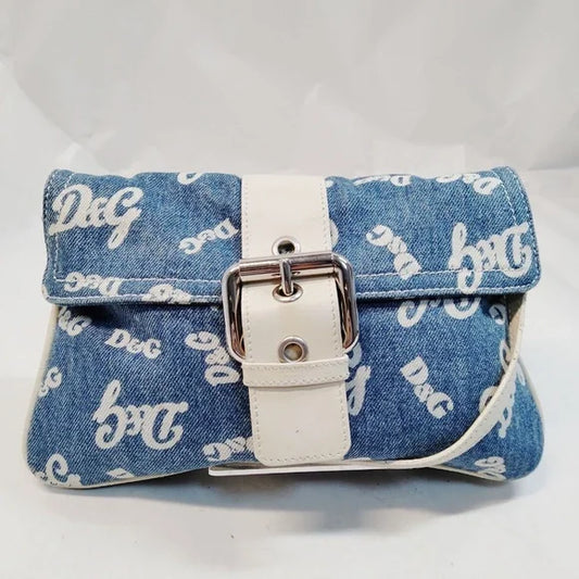 DOLCE GABBANA - Denim Shoulder Bag
