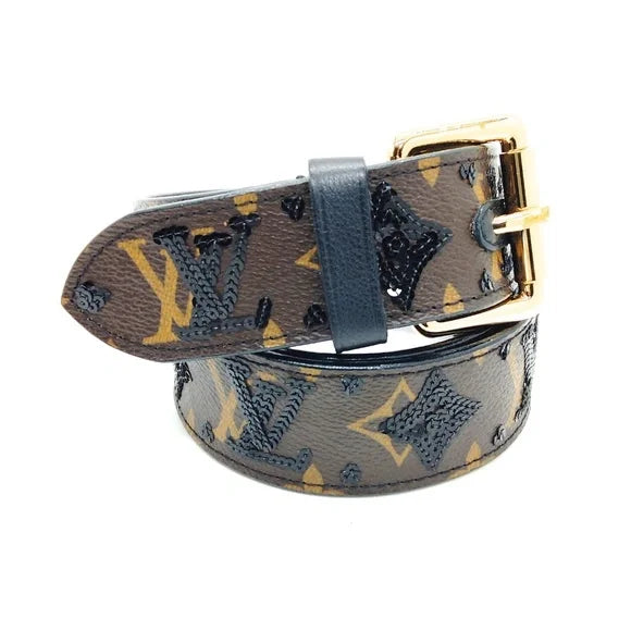 LOUIS VUITTON - Monogram Sequins Eclipse Belt