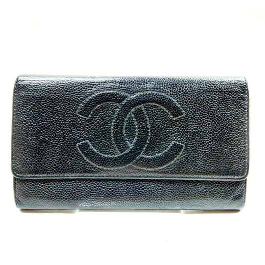 CHANEL - Coco Long Caviar Wallet