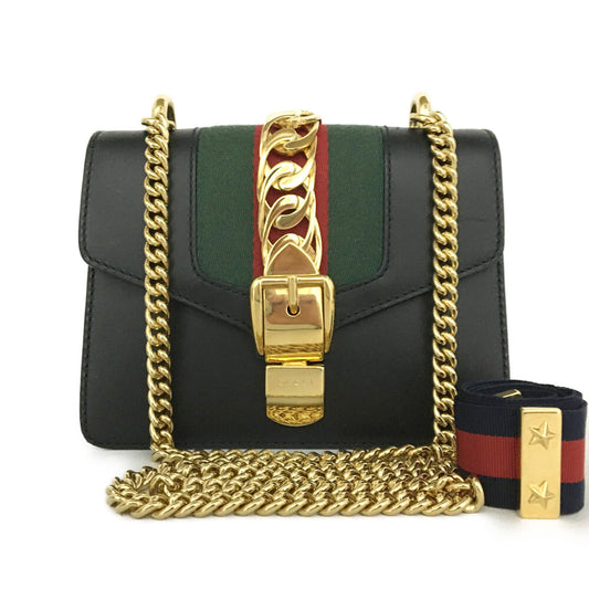 GUCCI - Calfskin Mini Sylvie